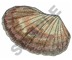 seashell detailed machine digital embroidery - SEASHELL perfect for kitchen tea towels