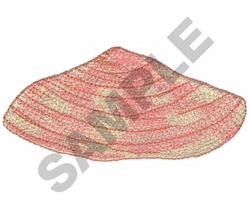 SEASHELL - 5x7 seashell beginner-friendly embroidery design for kitchen tea towels