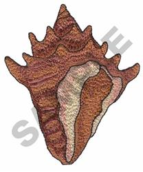 detailed seashell machine embroidery pattern - SEASHELL perfect for reusable tote bags