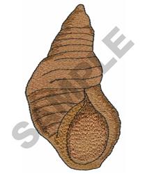 SEASHELL - 5x7 seashell detailed machine embroidery design for kitchen tea towels