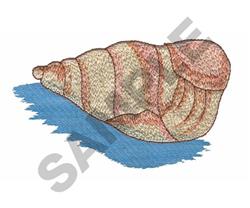 seashell detailed machine digital embroidery - SEASHELL perfect for kitchen aprons