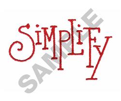 simplify quick stitch machine embroidery - SIMPLIFY for decorative pillow covers
