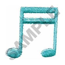 note quick stitch machine digital embroidery - SIXTEENTH NOTES perfect for Aprons