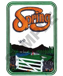 tree detailed machine digital embroidery - SPRING perfect for patchwork quilt blocks