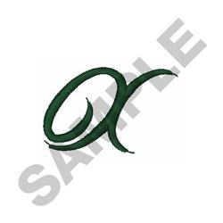 quick stitch script machine embroidery pattern - Stylish Script X for Laptop Sleeves