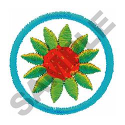 SUNFLOWER PATCH - 4x4 sunflower quick stitch embroidery design for kitchen aprons