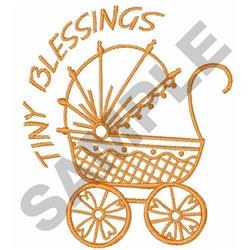 TINY BLESSINGS - 4x4 blessing beginner-friendly embroidery design for Kids Room Decor