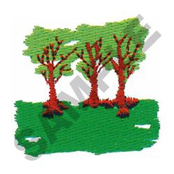 TREE - 4x4 tree beginner-friendly machine embroidery design perfect for Wall Art