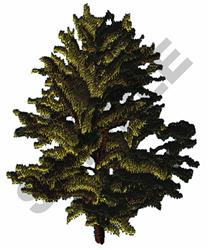 tree detailed machine digital embroidery - TREE perfect for reusable tote bags
