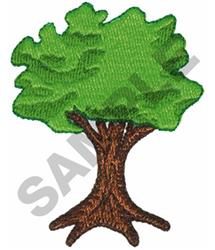 beginner-friendly summer tree machine embroidery pattern - TREE for reusable tote bags