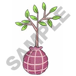 TREE SAPLING - 4x4 tree beginner-friendly embroidery design for kitchen tea towels