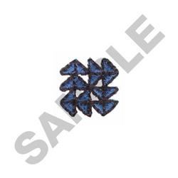 border quick stitch machine embroidery - TRIANGLE BORDER perfect for reusable tote bags