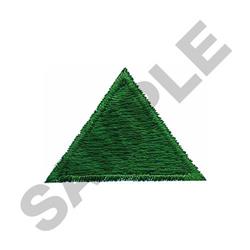 TRIANGLE - 4x4 triangle quick stitch embroidery design for Patches for jackets