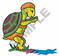 TURTLE DIVING - 4x4 diving beginner-friendly embroidery design for Outdoor Gear