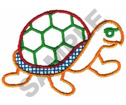 TURTLE - 4x4 turtle beginner-friendly machine embroidery design for cute baby onesies