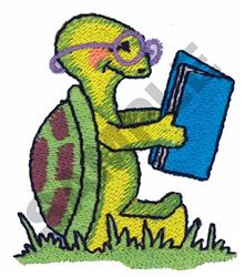 reading beginner-friendly machine embroidery - TURTLE READING for Reading Pillows