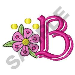 case quick stitch machine embroidery - UPPER CASE B perfect for patchwork quilt blocks