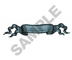 beginner-friendly framework machine embroidery pattern - VICTORIAN FRAMEWORK for festive table runners