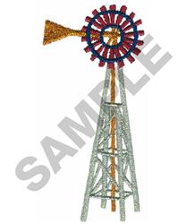 WINDMILL - 4x4 windmill beginner-friendly embroidery design for decorative pillow covers