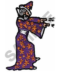detailed wizard machine digital embroidery pattern - WIZARD perfect for kitchen aprons