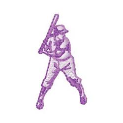 bat quick stitch machine digital embroidery - Baseball perfect for Team Jerseys