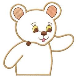 Bear - 5x7 bear beginner-friendly machine embroidery design for Kids Apparel