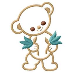 quick stitch bear machine digital embroidery pattern - Bear perfect for Nursery Decor