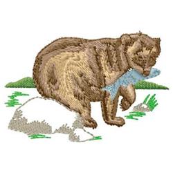 Bear - 4x4 bear beginner-friendly embroidery design for decorative pillow covers