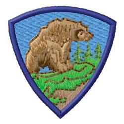 bear beginner-friendly machine digital embroidery - Bear perfect for Backpacks