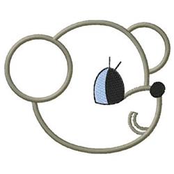 quick stitch bear machine embroidery pattern - Bear Head perfect for Nursery Cushions