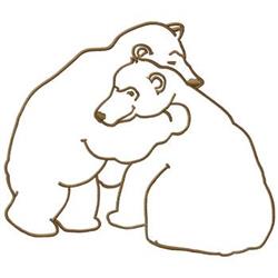 bear beginner-friendly machine embroidery - Bears perfect for reusable tote bags
