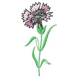 quick stitch spring leaf machine embroidery pattern - Carnation for Tablecloths
