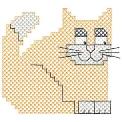 kitten beginner-friendly machine embroidery - Cat perfect for reusable tote bags