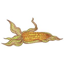 detailed leaf machine digital embroidery pattern - Corn perfect for reusable tote bags