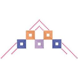 beginner-friendly block machine embroidery pattern - Corner Blocks for patchwork quilt blocks