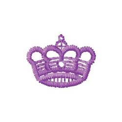 Crown - 4x4 crown quick stitch machine embroidery design perfect for Birthday Sashes
