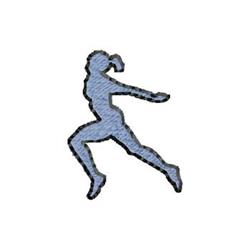 quick stitch dance machine embroidery pattern - Dance perfect for Fitness Towels