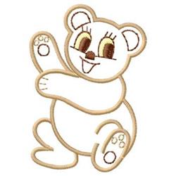 bear quick stitch machine embroidery - Dancing Bear perfect for Kids Jackets