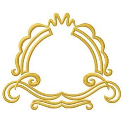 beginner-friendly scroll machine embroidery pattern - Decorative Scroll for Anniversary Keepsakes