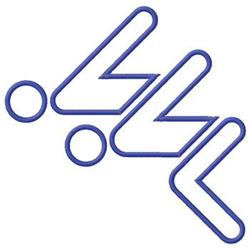 Diving - 5x7 diving quick stitch machine embroidery design for kitchen tea towels