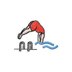 diving quick stitch machine digital embroidery - Diving perfect for Event Banners