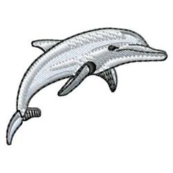 Dolphin - 4x4 dolphin beginner-friendly machine embroidery design for Beach Towels