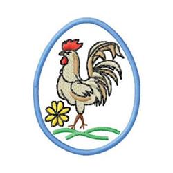 Easter Egg - 4x4 bird beginner-friendly embroidery design for reusable tote bags