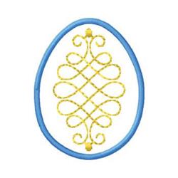 Easter eggs quick stitch machine embroidery - Easter Egg perfect for kitchen tea towels