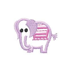 quick stitch elephant machine embroidery pattern - Elephant for decorative pillow covers