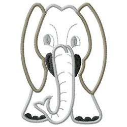 Elephant - 5x7 elephant beginner-friendly embroidery design for cute baby onesies