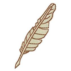 Feather - 4x4 bird beginner-friendly machine embroidery design for reusable tote bags