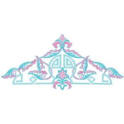 border detailed machine embroidery - Feather Scroll Border perfect for Pillow Cases