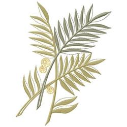 Ferns - 6x10 leaf detailed machine embroidery design perfect for patchwork quilt blocks