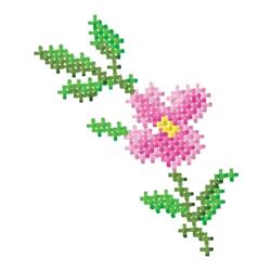 rose quick stitch machine embroidery - Flower perfect for decorative pillow covers